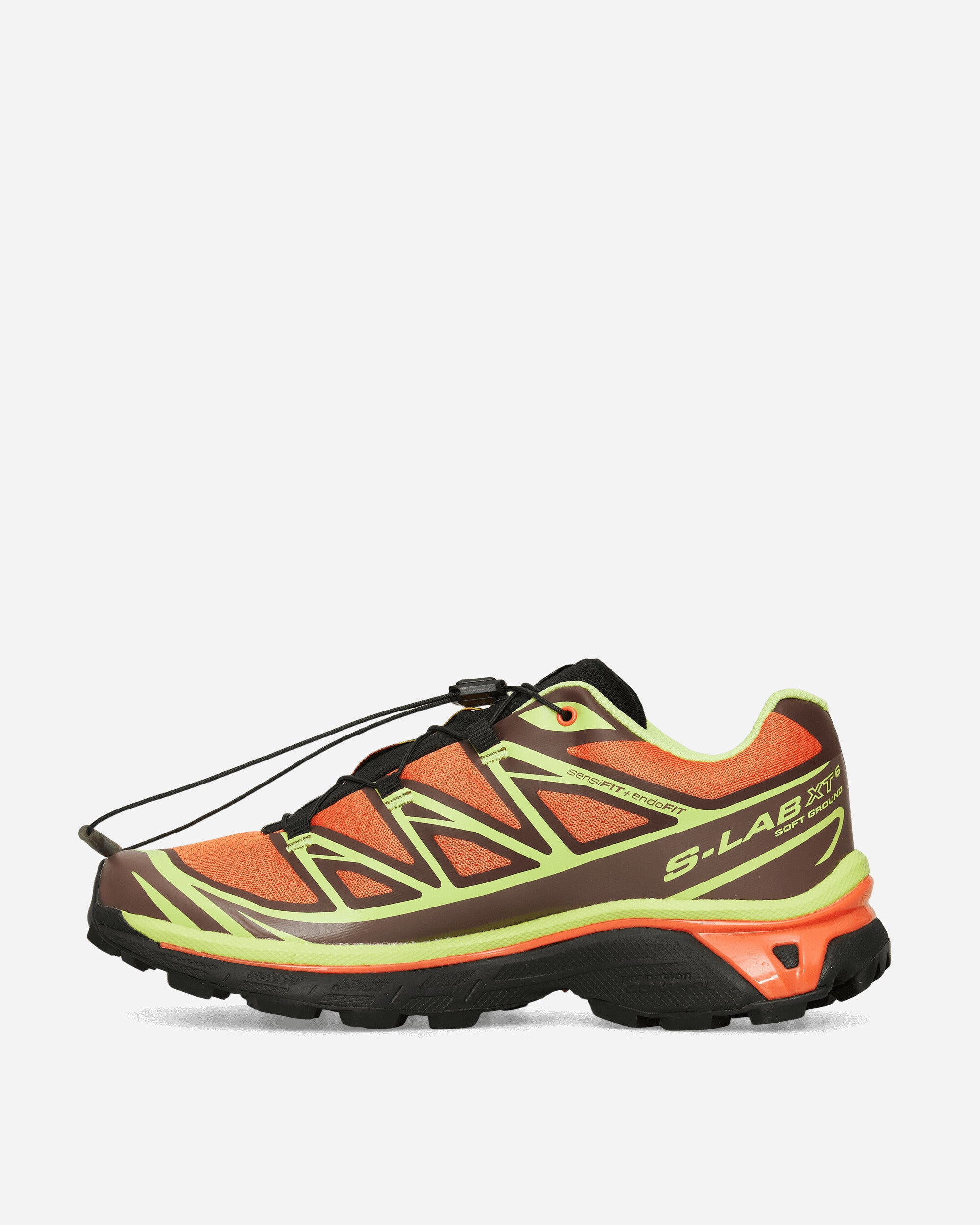 XT-6 Sneakers Red Orange / Sharp Green / Black - 3
