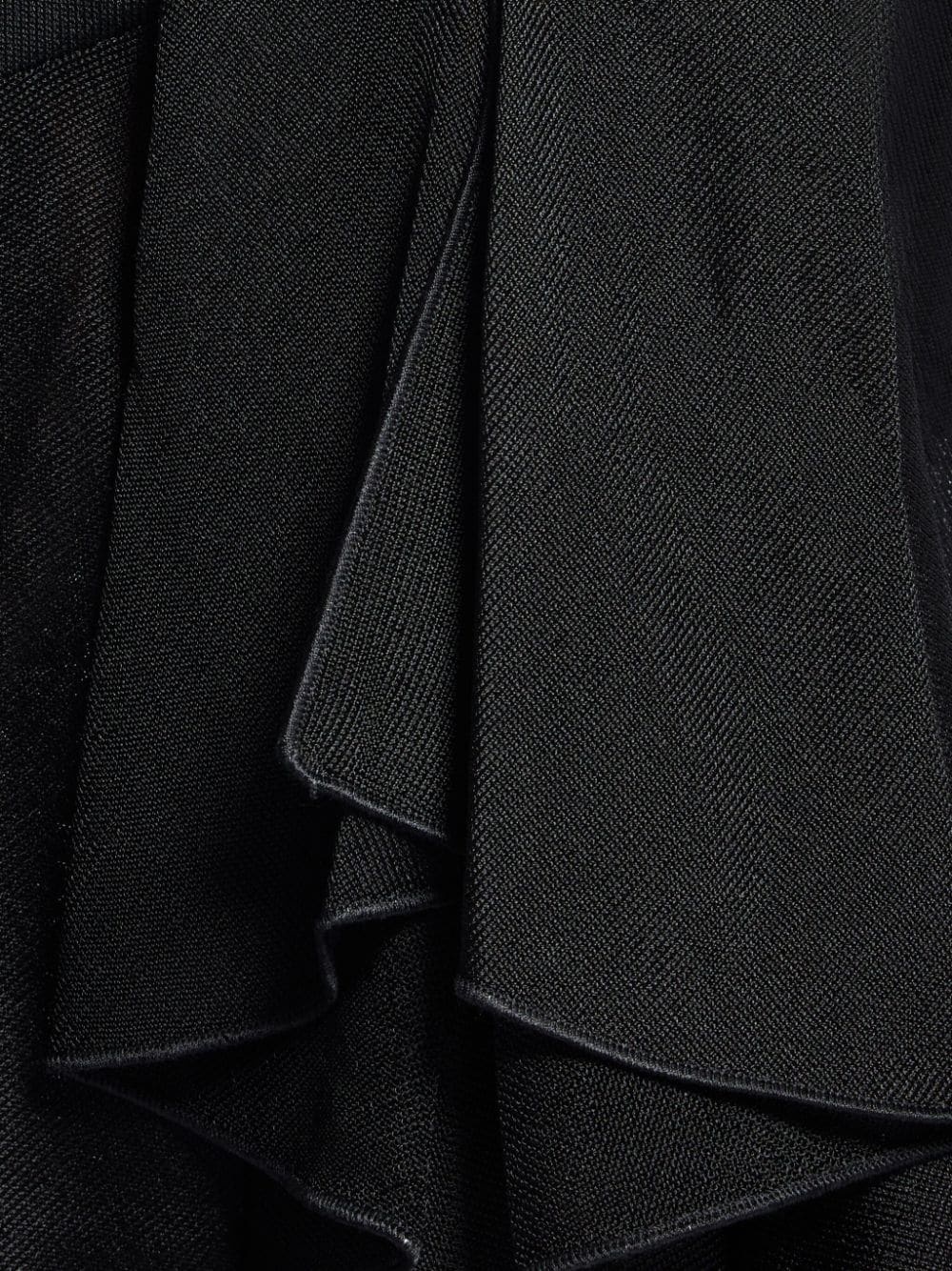 ruffled pencil midi skirt - 5