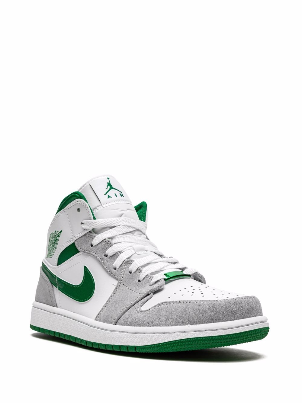 Air Jordan 1 Mid SE "Grey/Pine Green/White" sneakers - 2