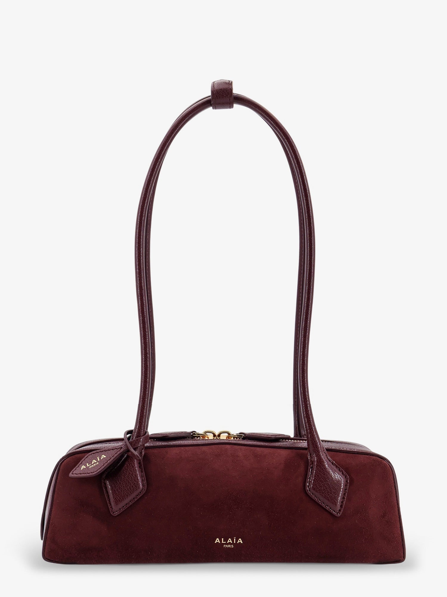 Alaia Teckel Small Suede Shoulder Bag - 1