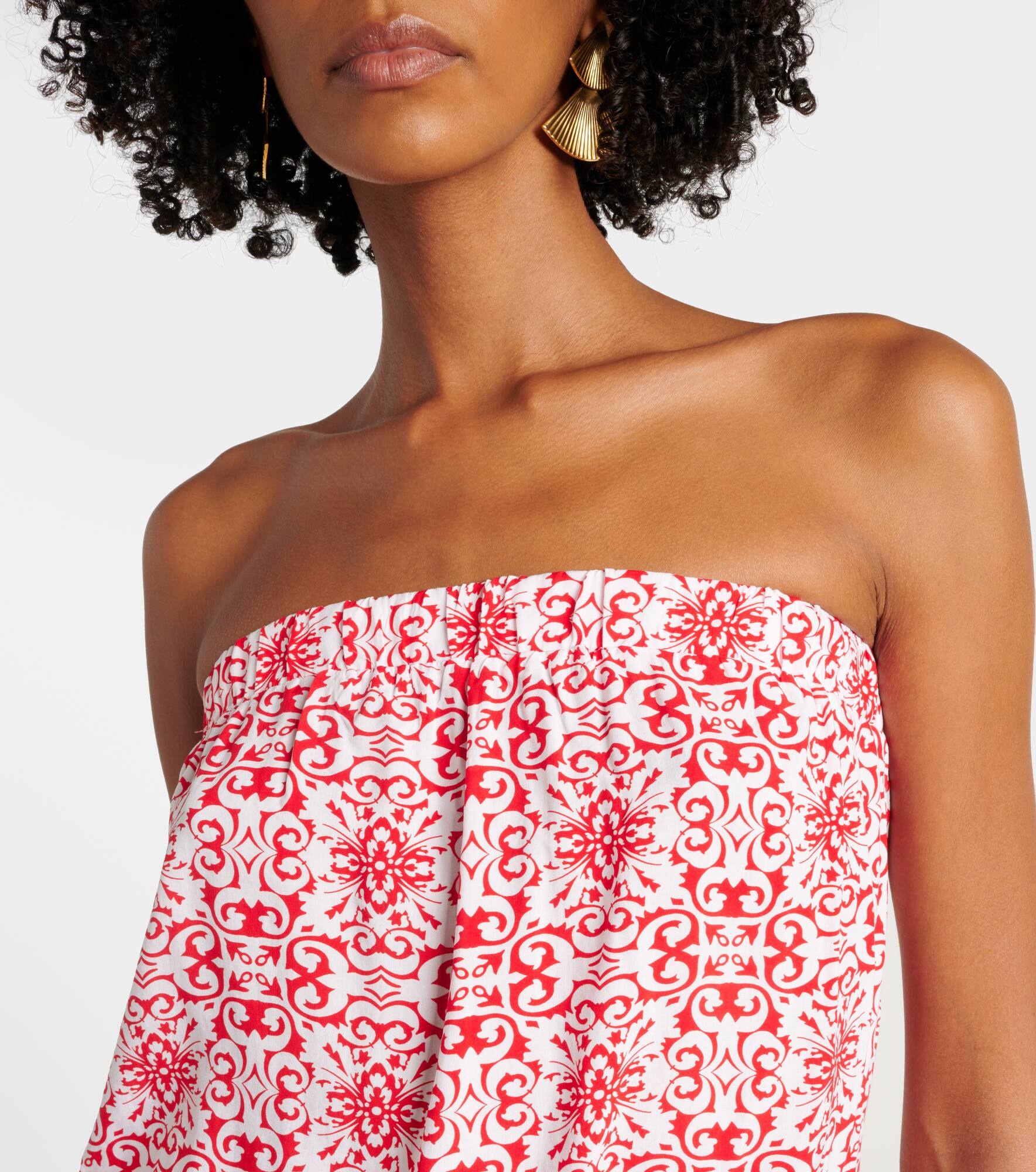 Naomi floral cotton jumpsuit - 4