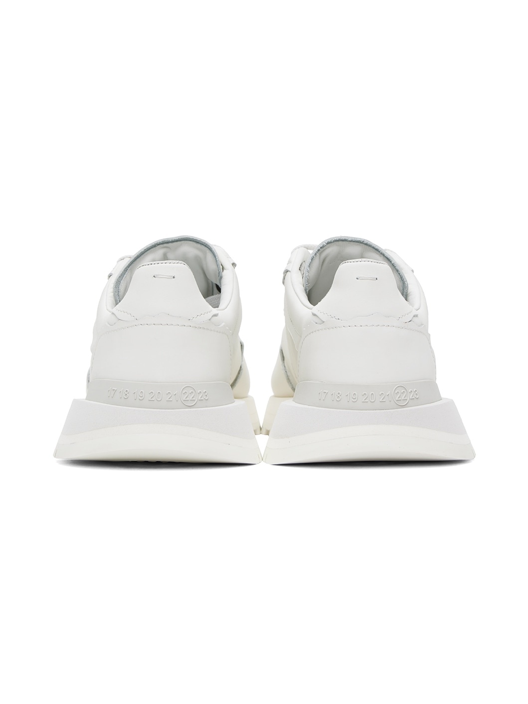 White 50-50 Sneakers - 2