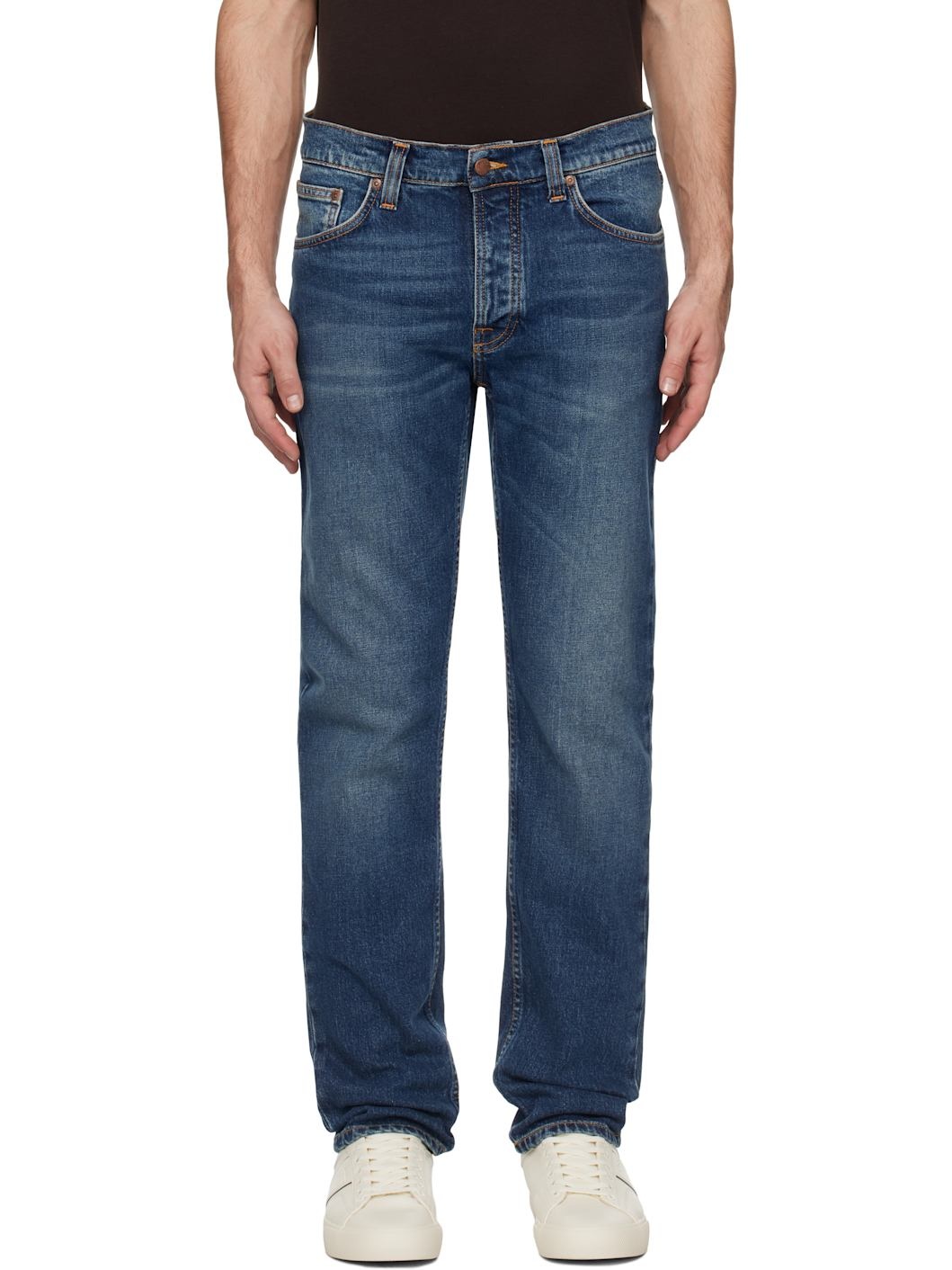 Blue Solid Ollie Jeans - 1