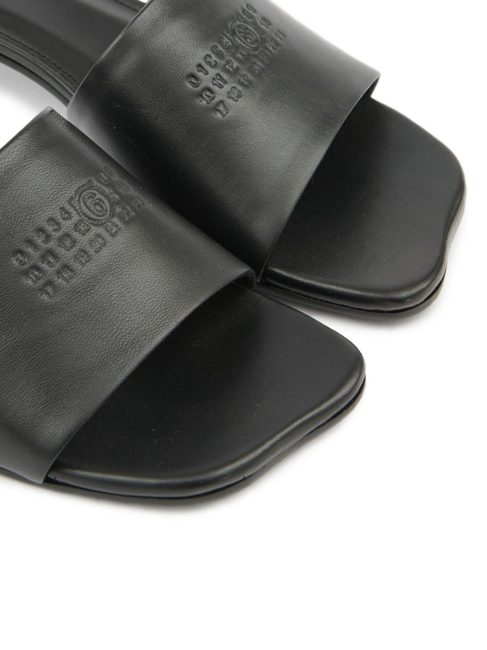 numbers-motif sandals - 5