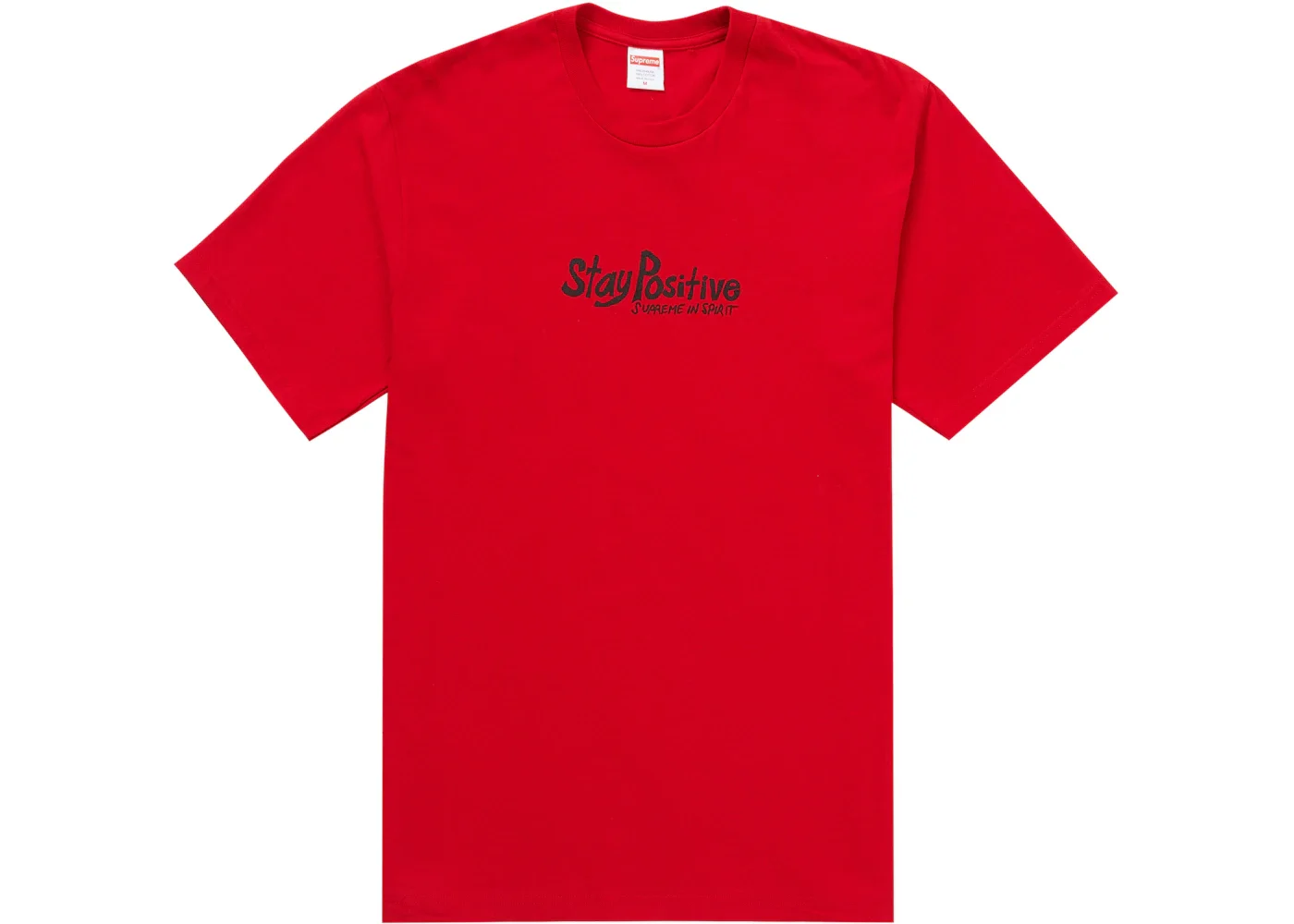 Supreme Stay Positive Tee Red - 1