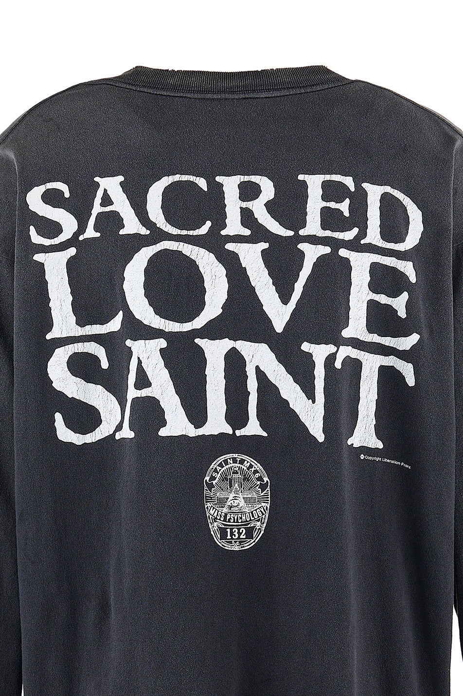 LS TEE/LOVE SAINT / BLK - 5