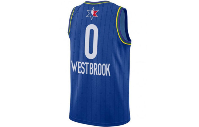 Jordan Air Jordan NBA AllStar Edition Swingman Jersey Russell Westbrook NBA2020 Blue CJ1059-404 outlook