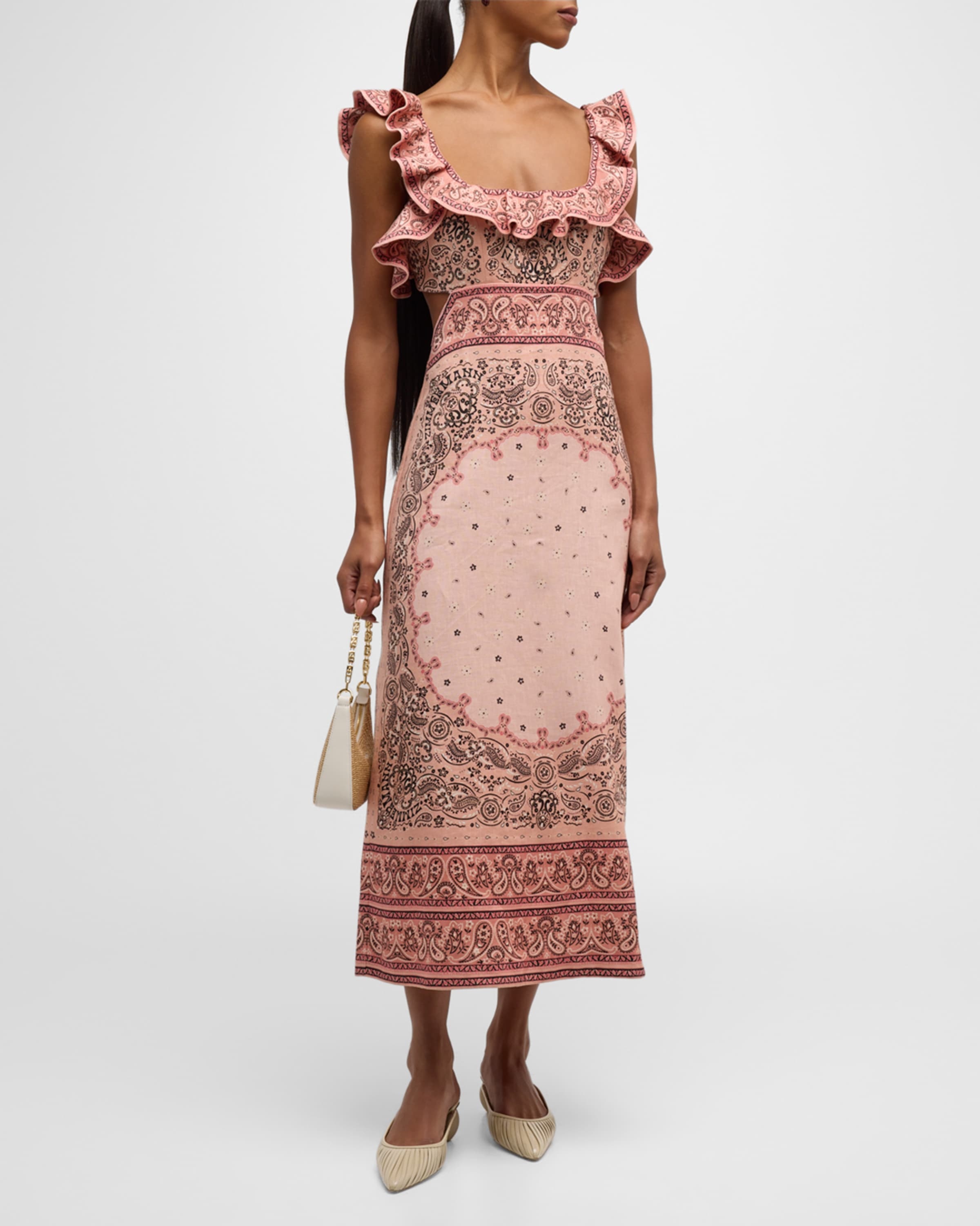 Zimmermann MATCHMAKER FRILLED MIDI | REVERSIBLE