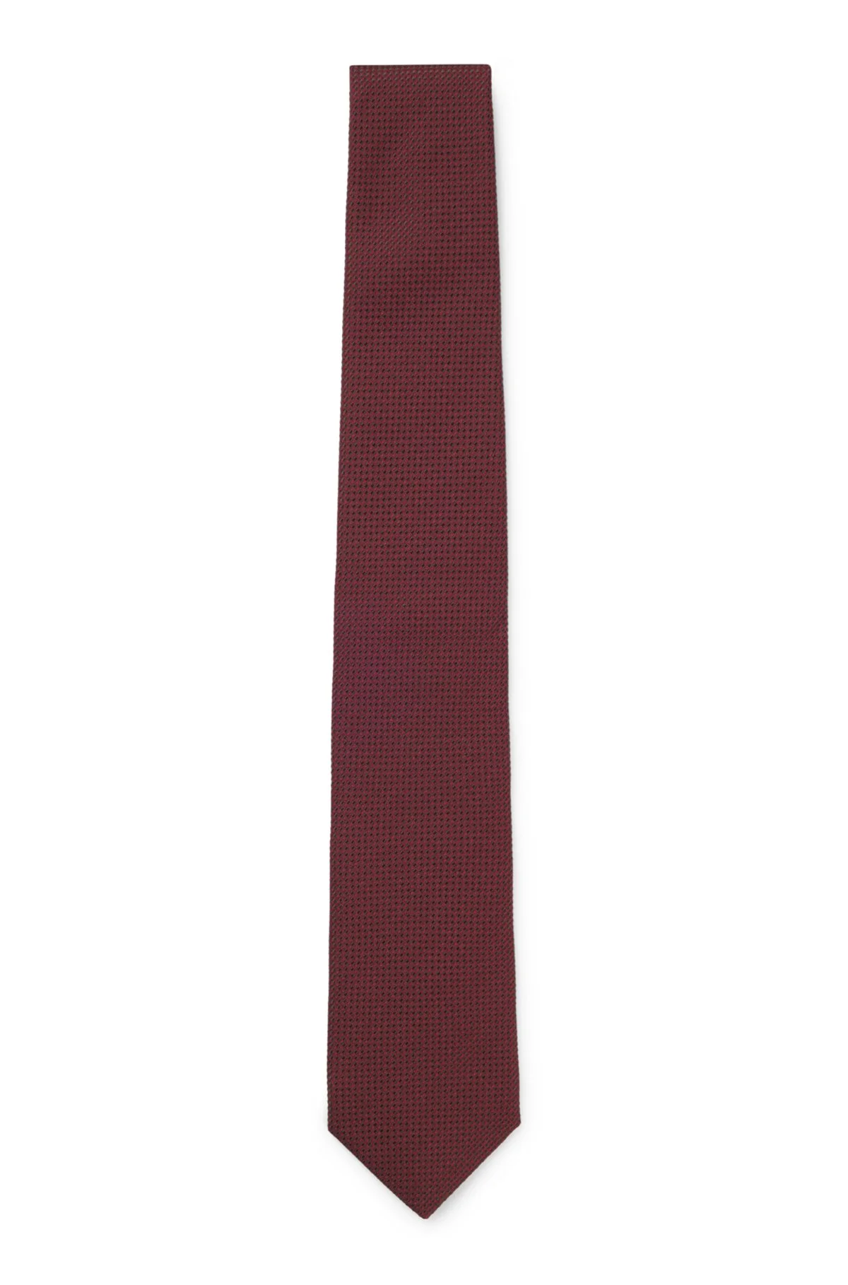 STRUCTURED TIE IN COTTON AND SILK - 1