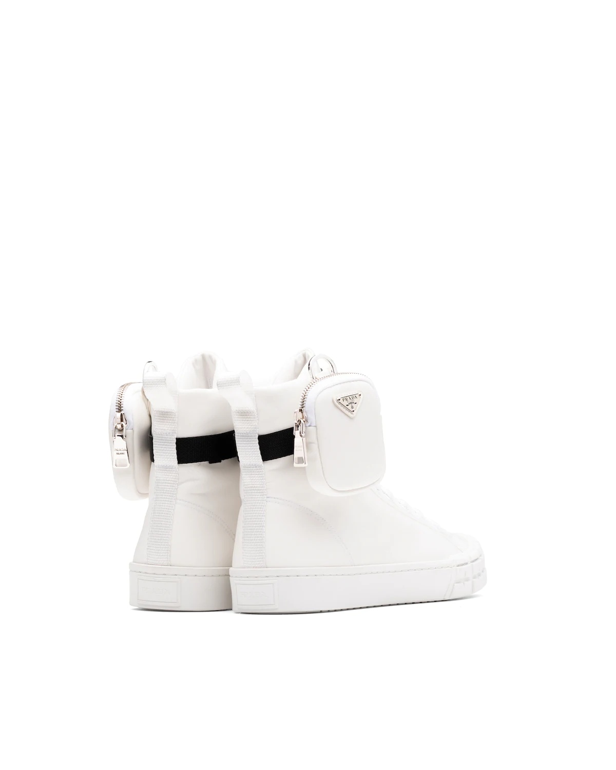 Prada Wheel Re-Nylon high-top sneakers - 4