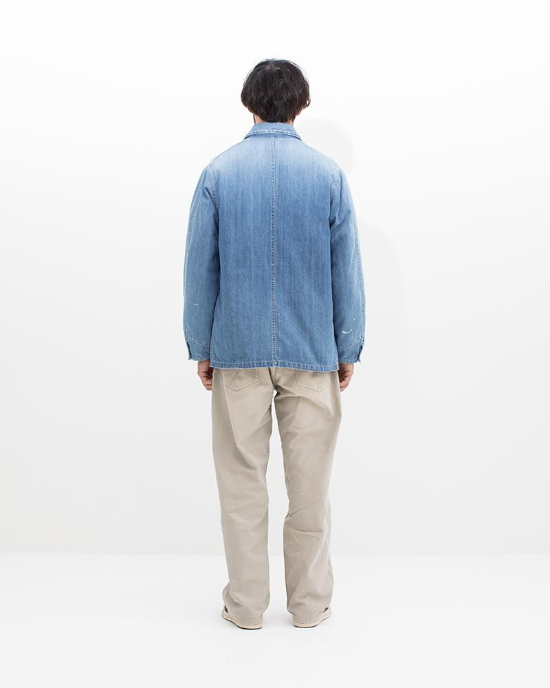 SS COVERALL DOWN DMGD LT.INDIGO - 3