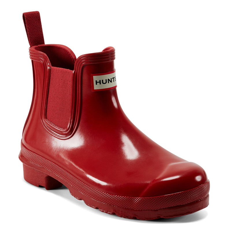 HUNTER Women's Original Gloss Chelsea Boots outlook