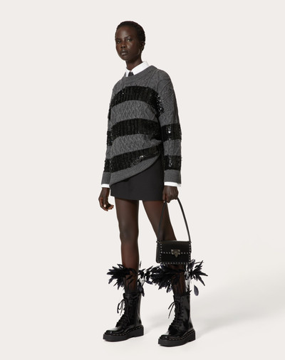 Valentino EMBROIDERED WOOL SWEATER outlook