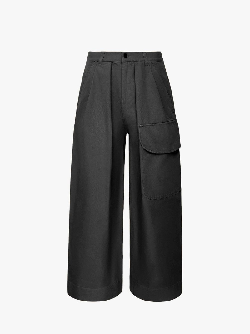 CARGO TROUSERS WITH OVERSIZED POCKET - 1