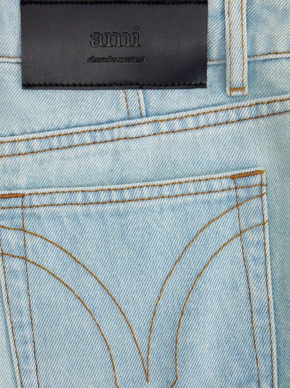 denim pencil midi skirt - 6