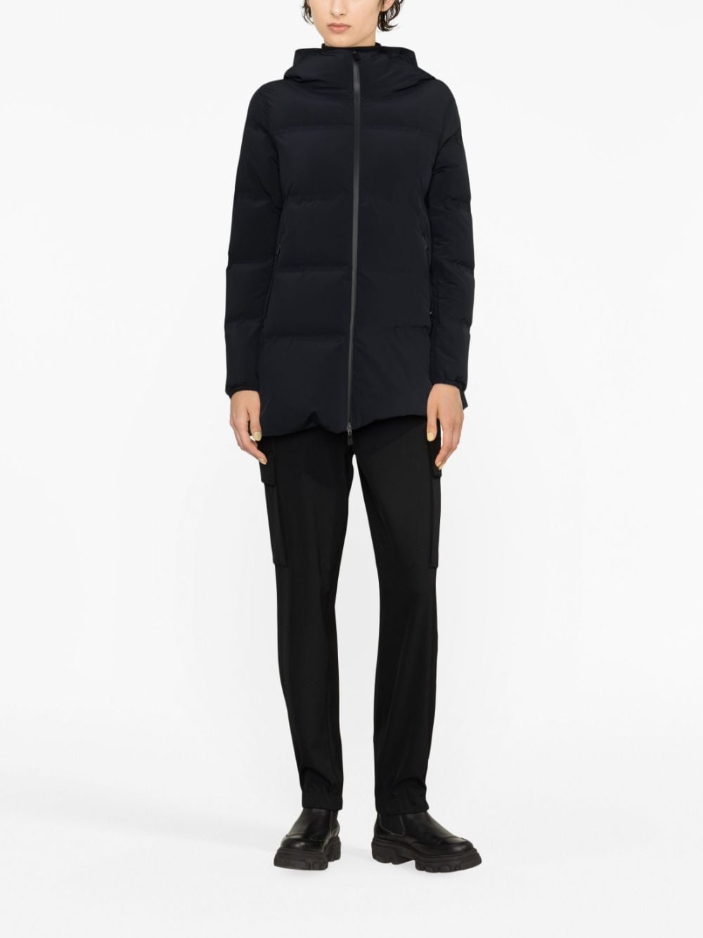 hooded puffer coat - 2