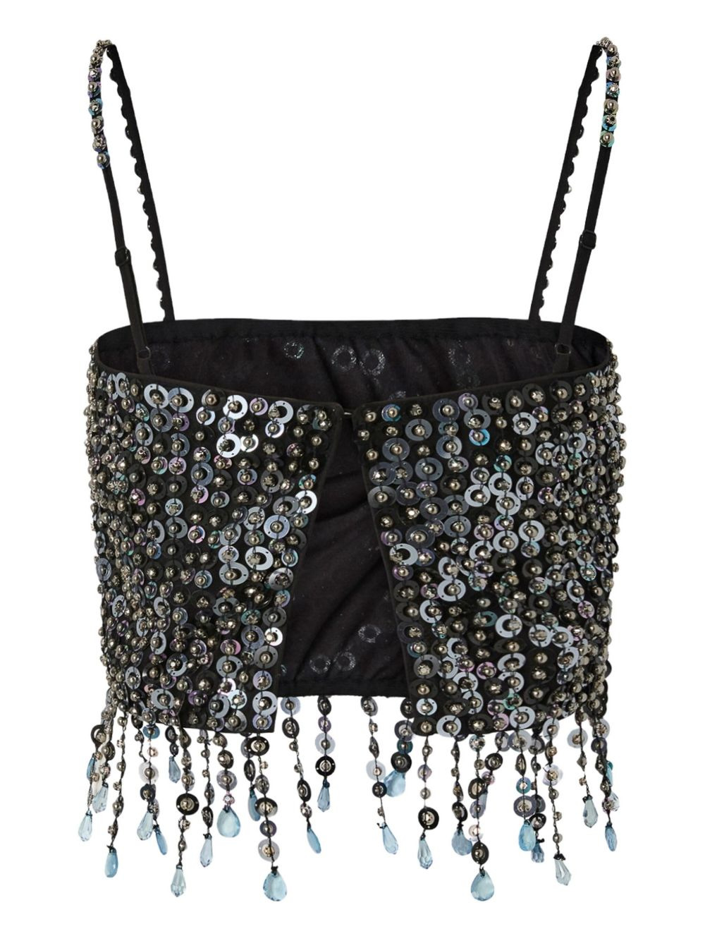 sequinned tank top - 3