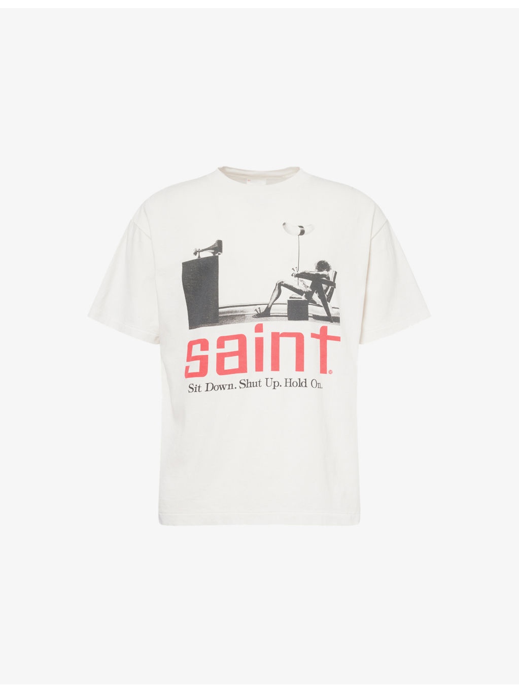 Graphic-Print Crewneck Cotton T-Shirt - 1