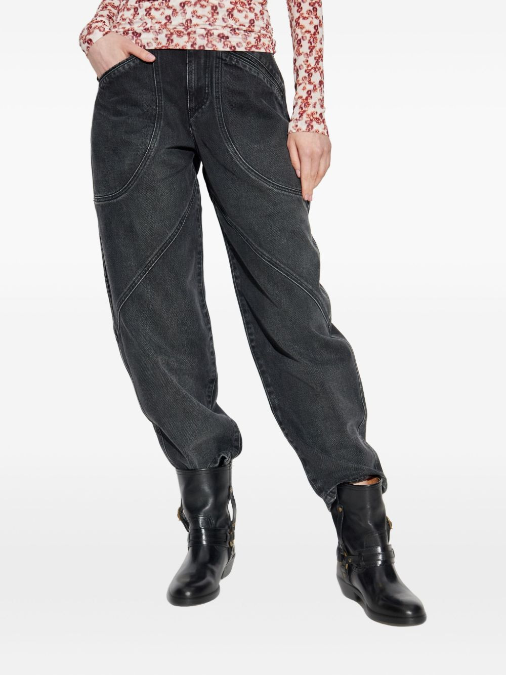 Catarina panelled jeans - 3