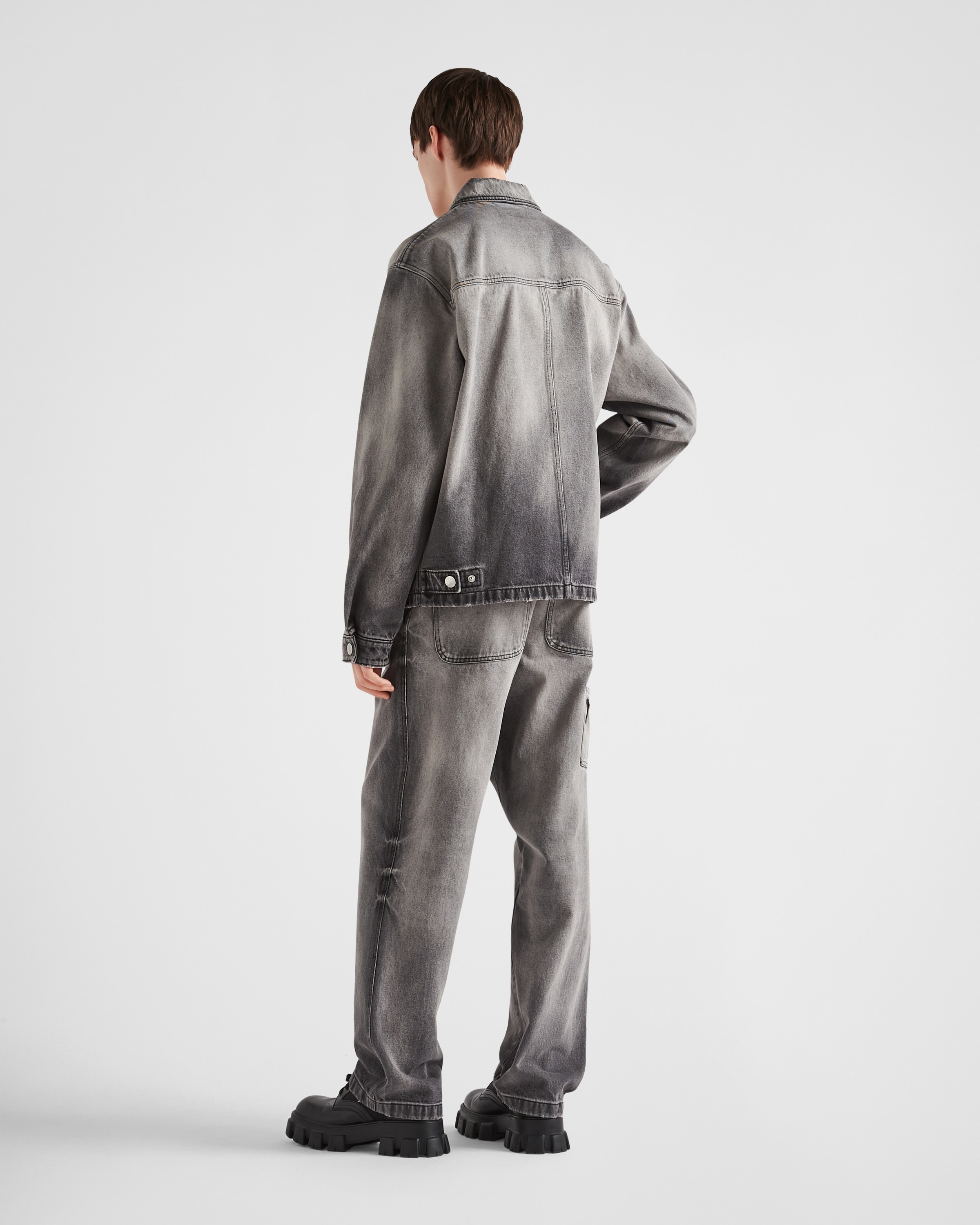 Denim blouson jacket - 5