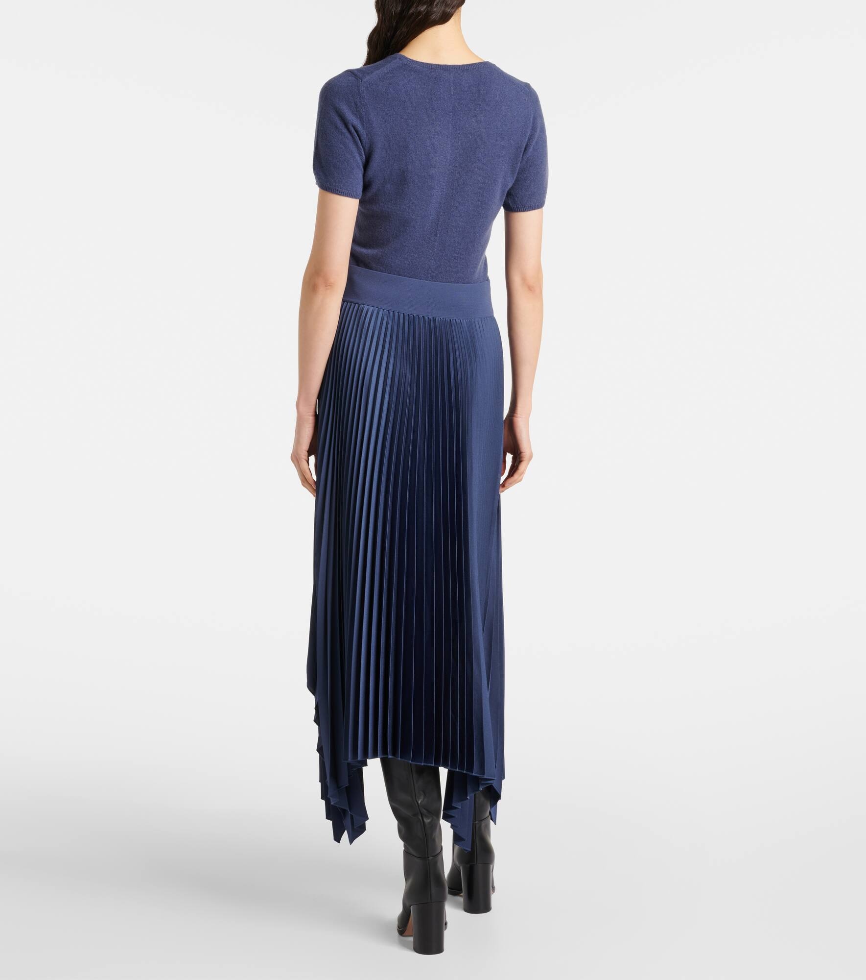 Ade plissé crêpe midi skirt - 3