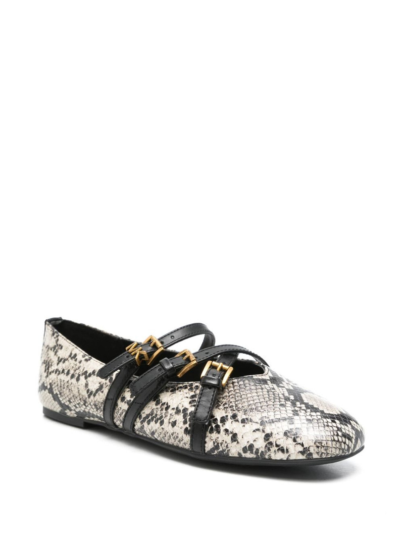 MICHAEL KORS leather ballet flats outlook