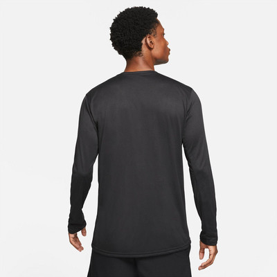 Nike Nike Team Legend Long Sleeve Training Tee 'Black' 727980-010 outlook