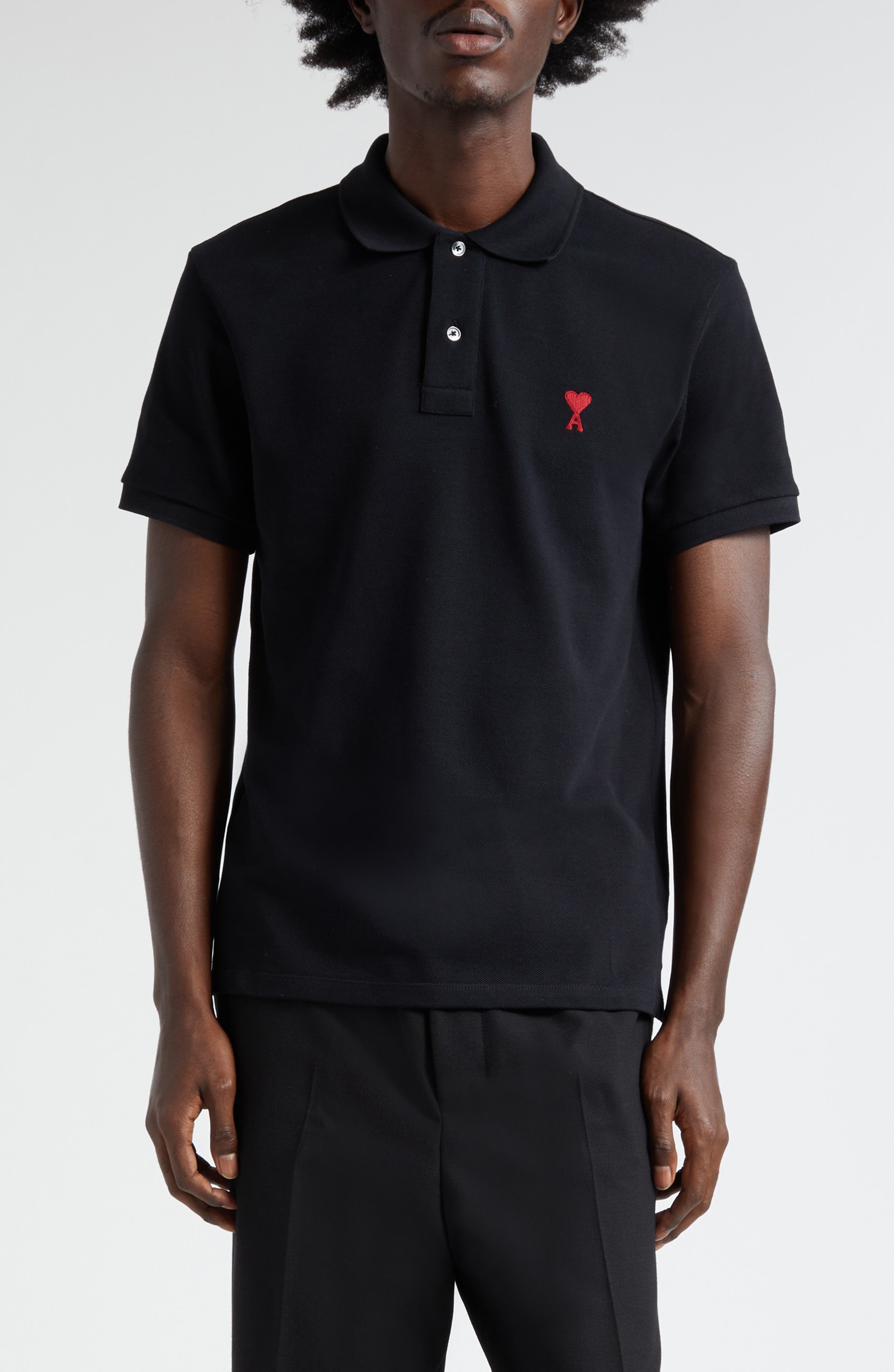 Ami de Coeur Embroidered Organic Cotton Polo - 1