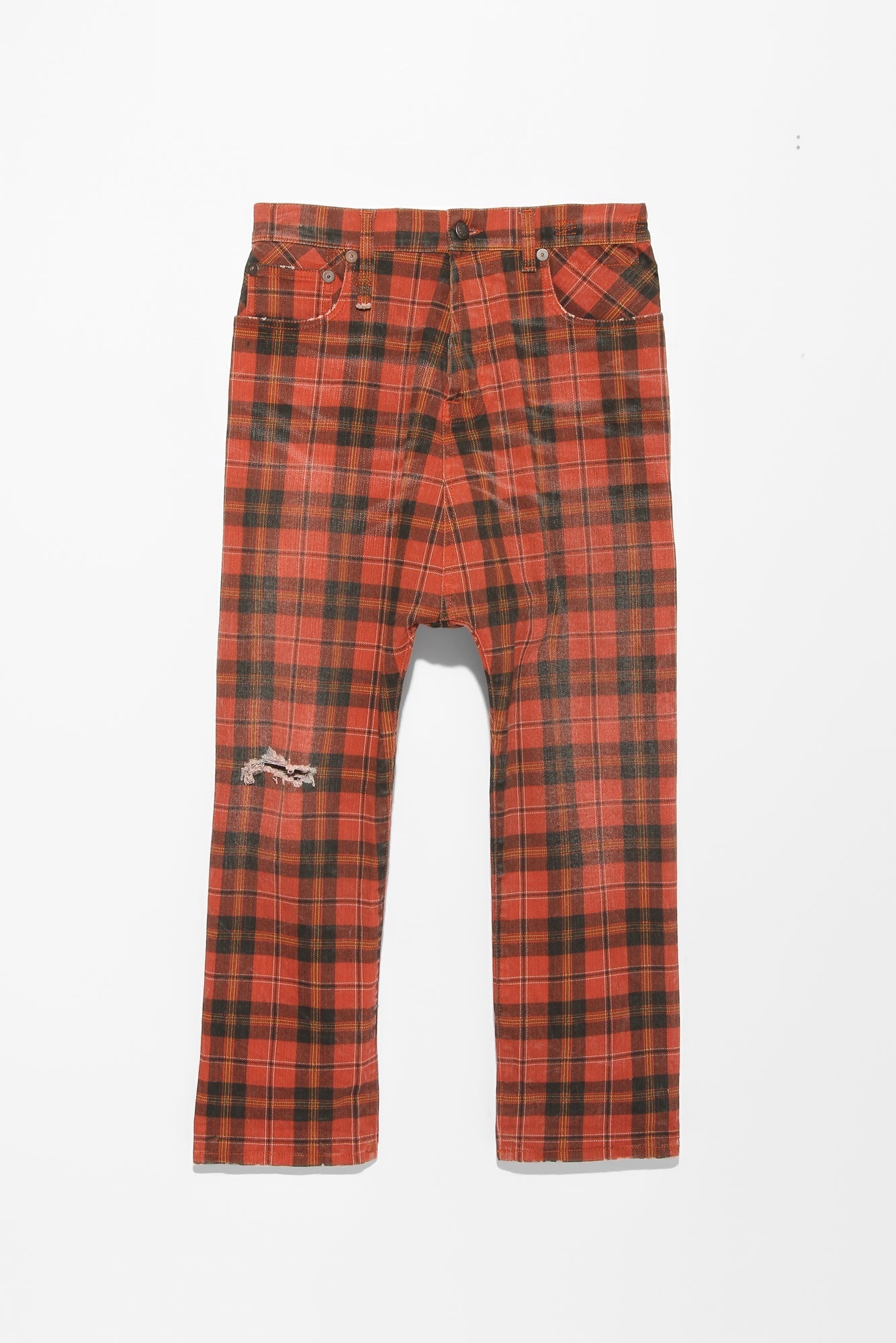 TAILORED DROP - ASH RED PLAID - 1