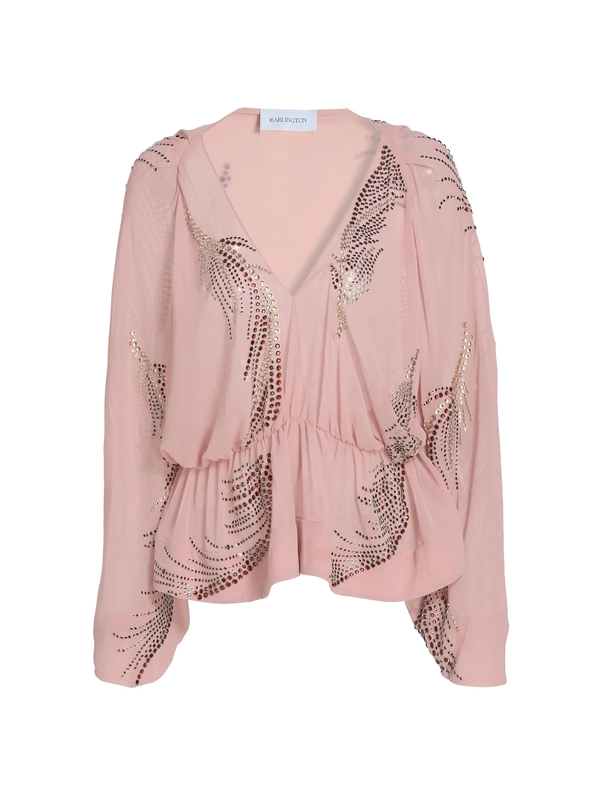 Women's Tula Hotfix Chiffon Top - Rosa Antico - 1