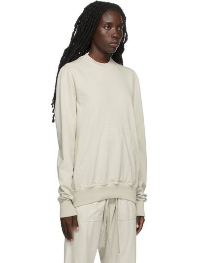 Rick Owens DRKSHDW Off-White Granbury Crewneck Sweater outlook