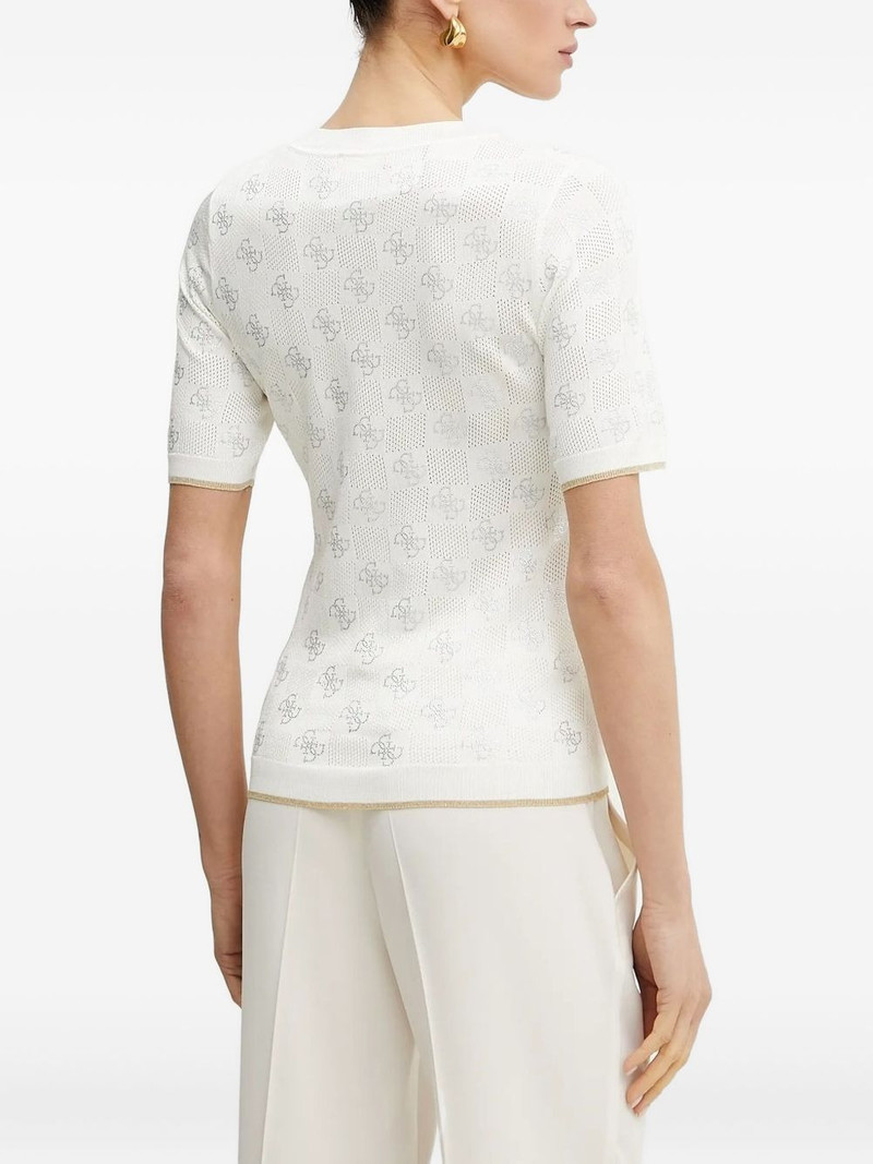 GUESS USA logo knit t-shirt outlook