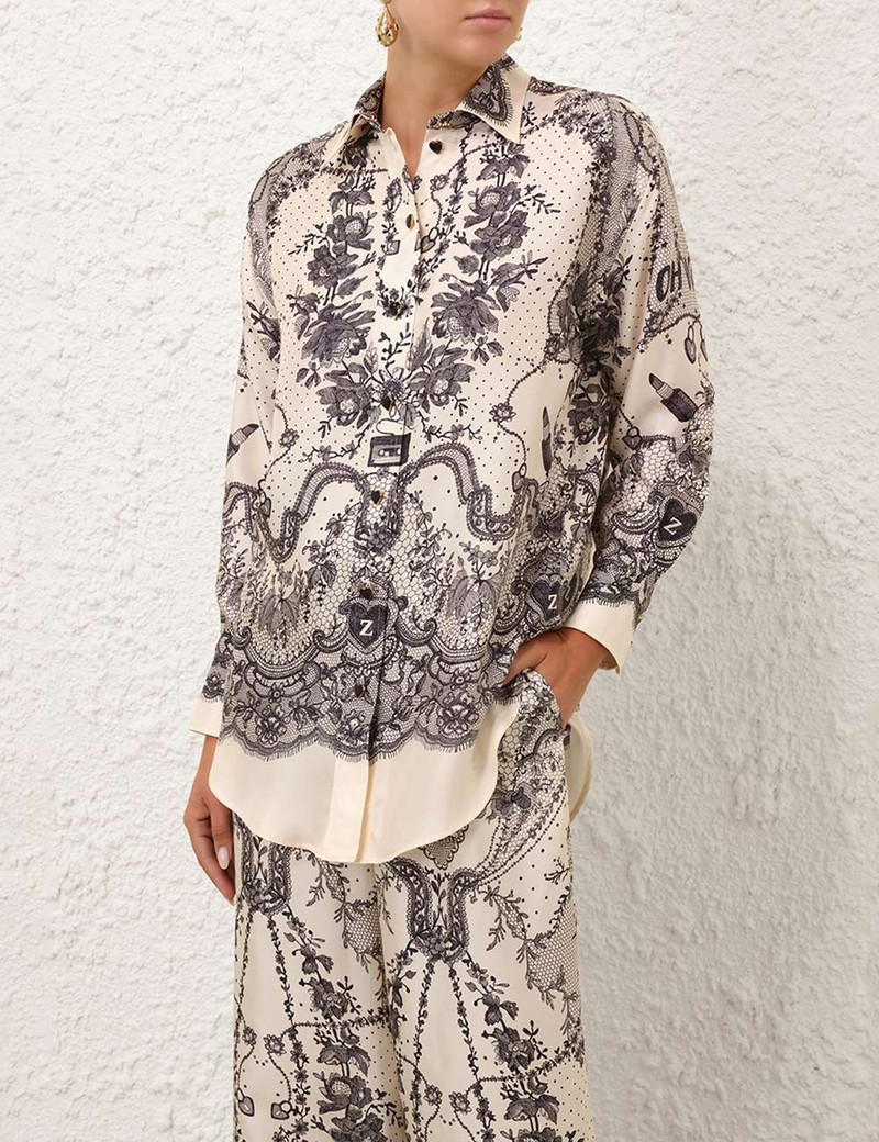 Zimmermann CRUSH RELAXED SHIRT outlook