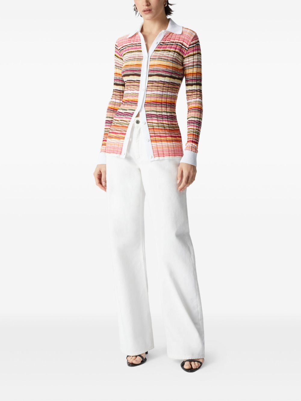 striped knitted shirt - 2