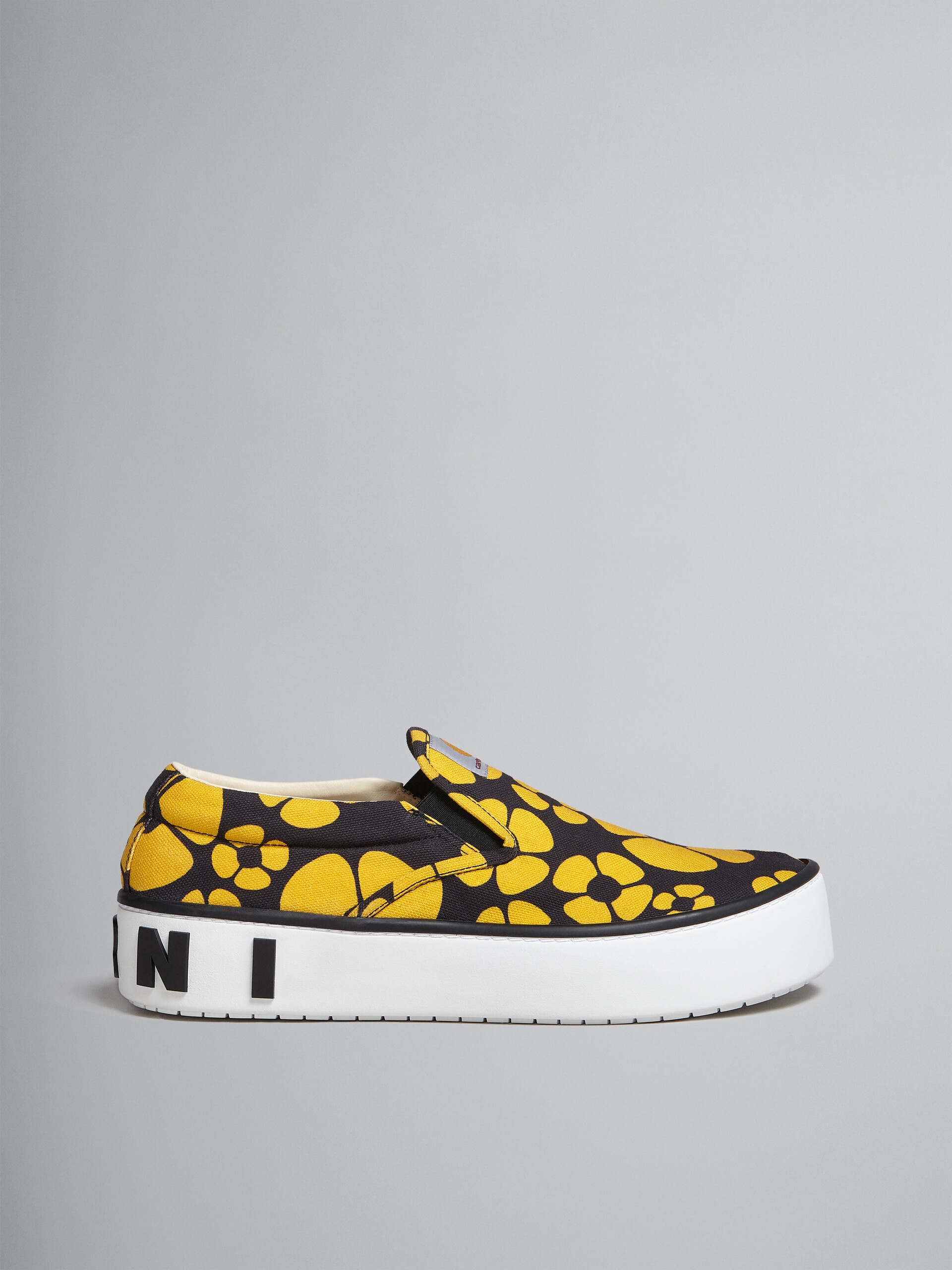 MARNI X CARHARTT WIP - YELLOW SLIP-ON SNEAKERS - 1