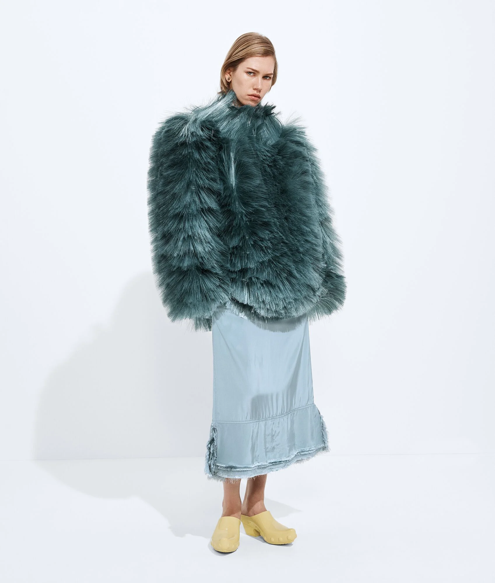 Washed Parachute Skirt - 1