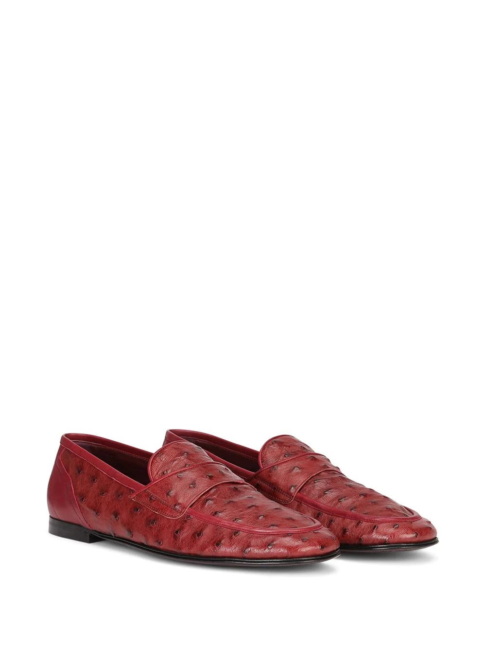 textured slip-on loafers - 2