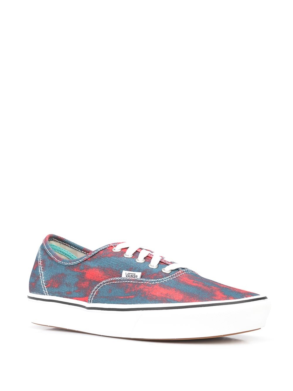 Authentic graphic-print low-top sneakers - 2