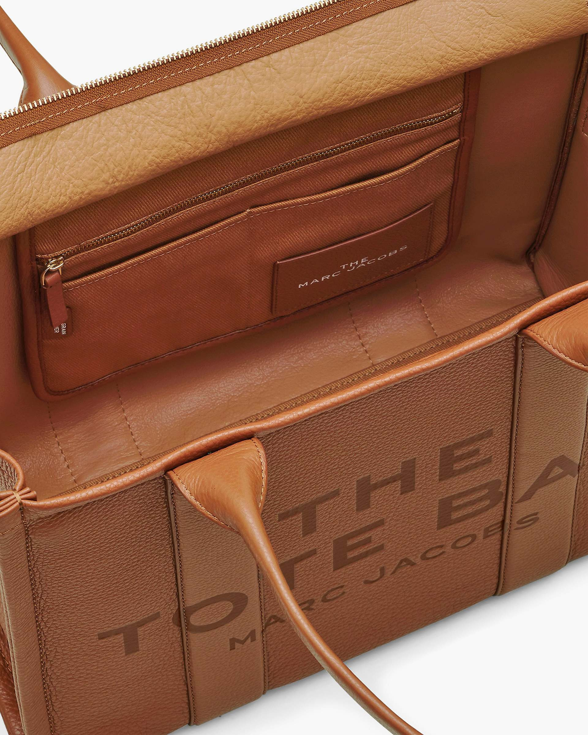 THE LEATHER LARGE TOTE BAG - 7