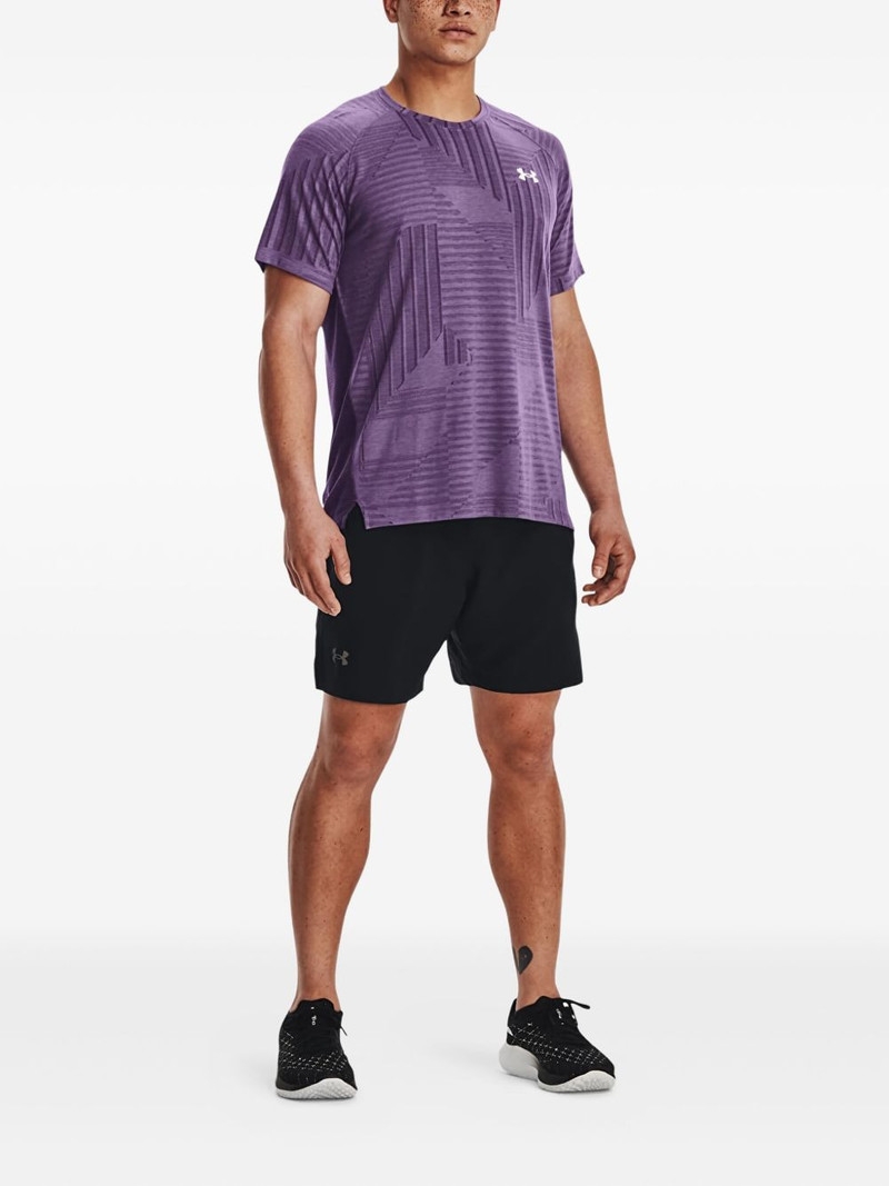 Under Armour Launch Elite logo-print shorts outlook