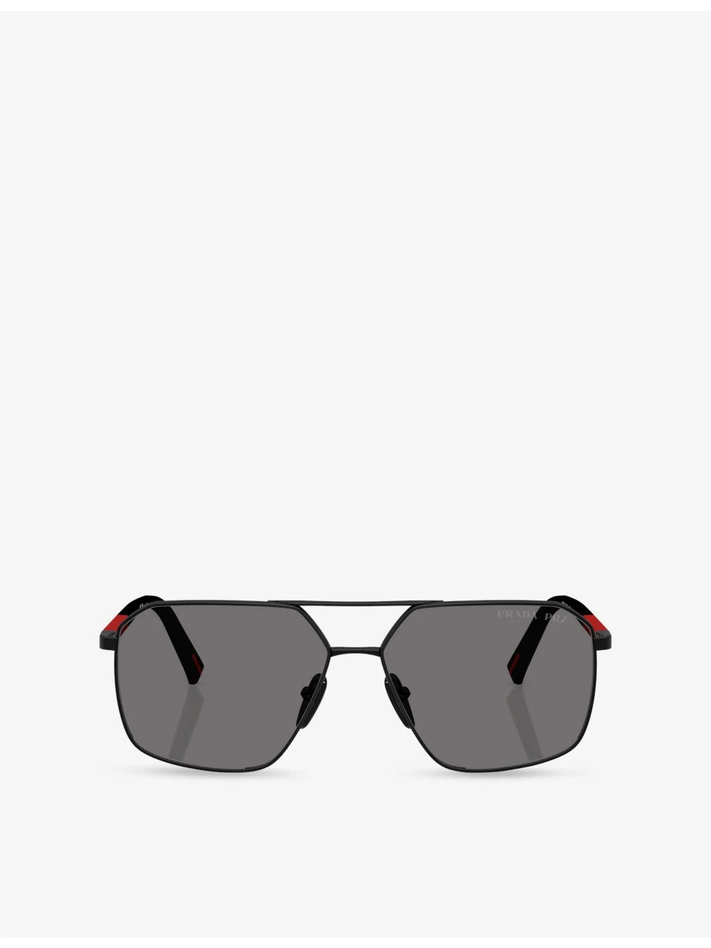 PS A50S Polarised Irregular-Frame Metal Sunglasses - 1
