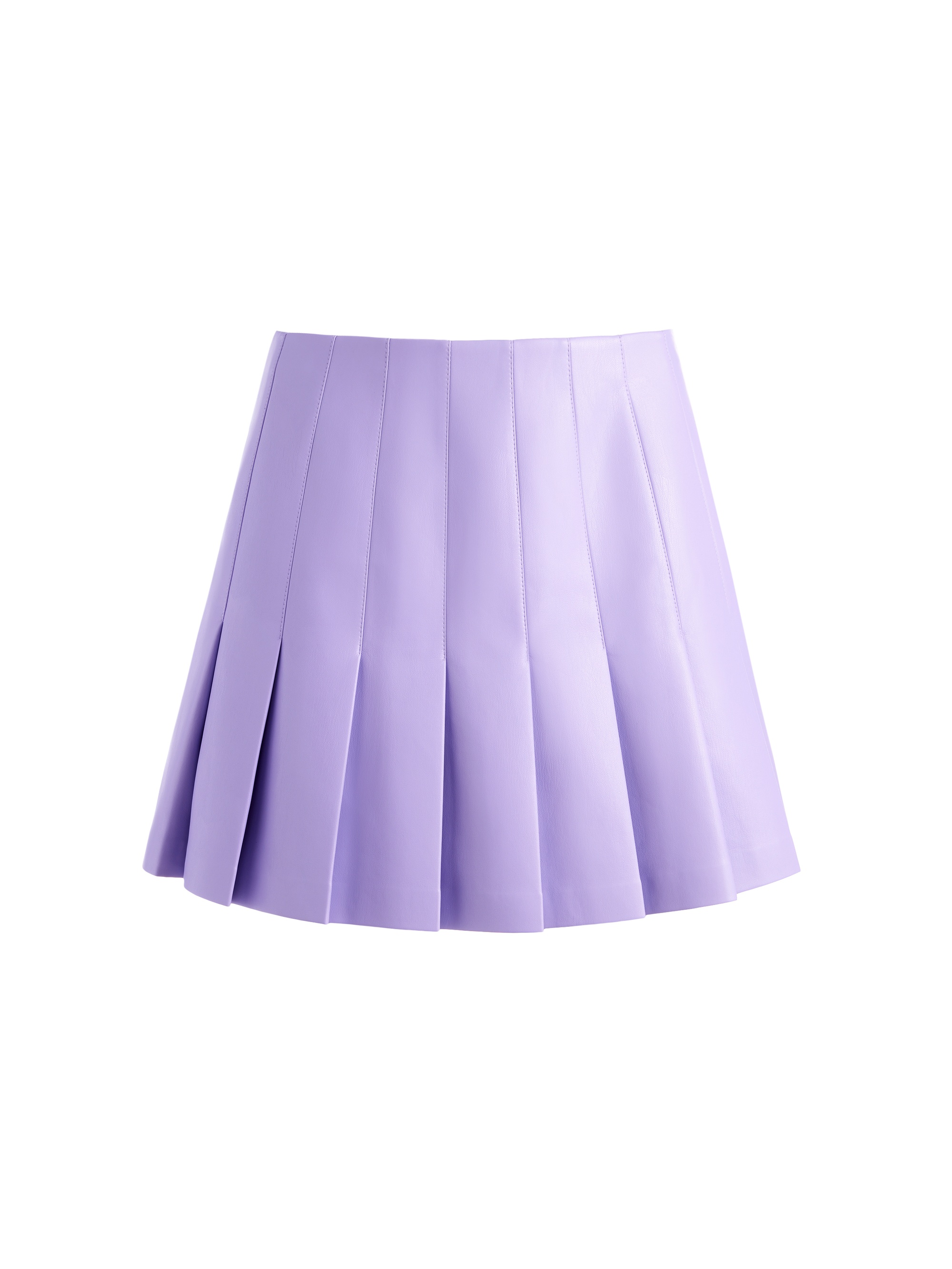 CARTER VEGAN LEATHER MINI SKIRT - 1