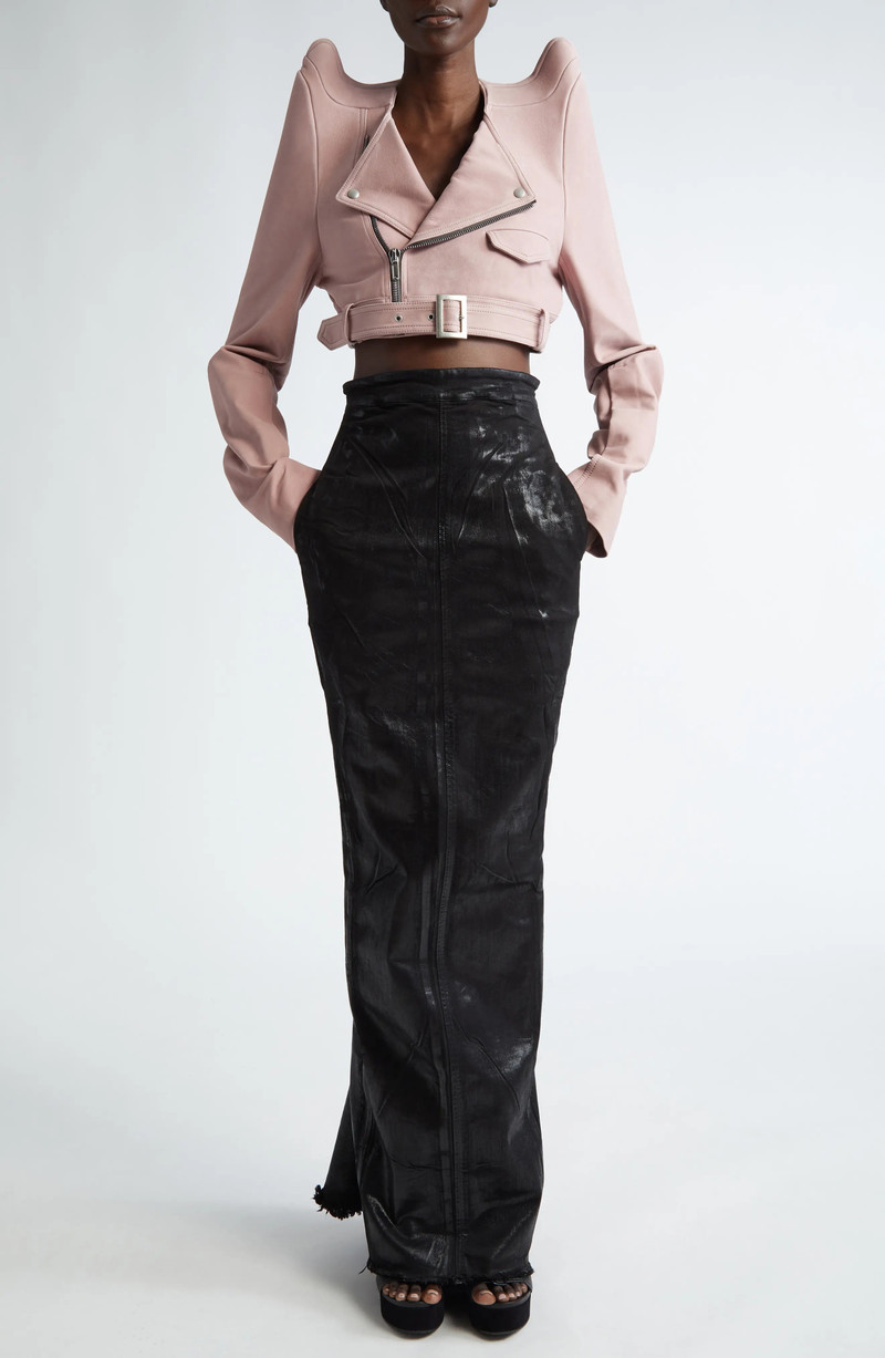 Rick Owens Tec Micro Biker Jacket outlook