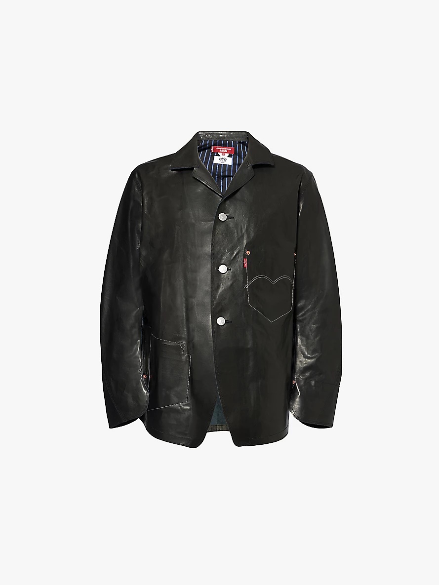 JUNYA WATANABE MAN x LEVI'S RED 国内買付 LEATHERCOAT JACKET eYe JUNYA WATANABE MAN Levi's Wネームレザージャケット 新作