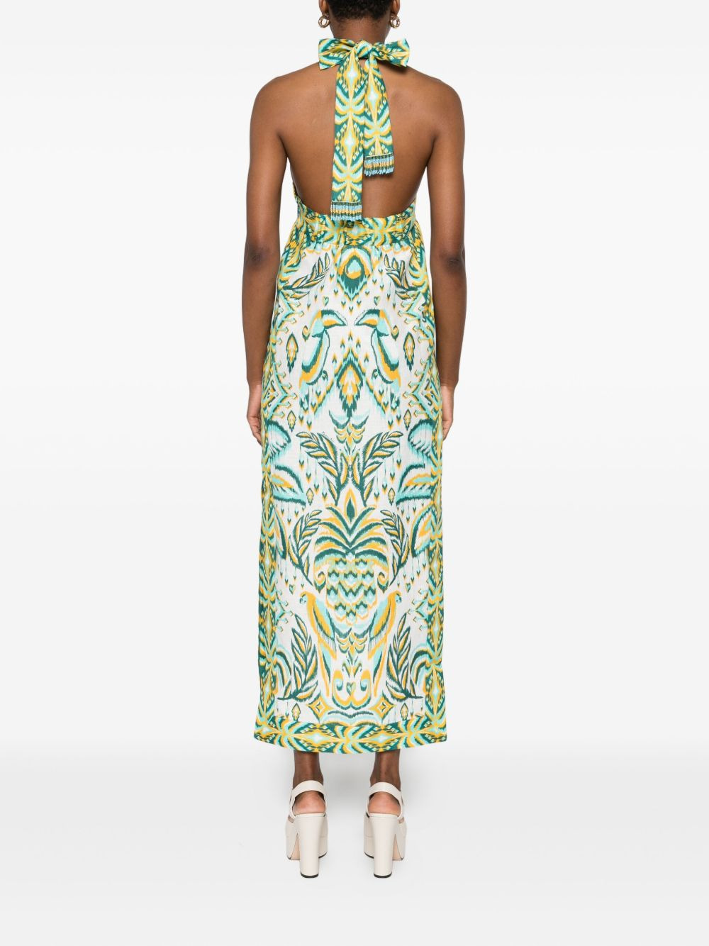 Tropical Tapestry maxi dress - 4