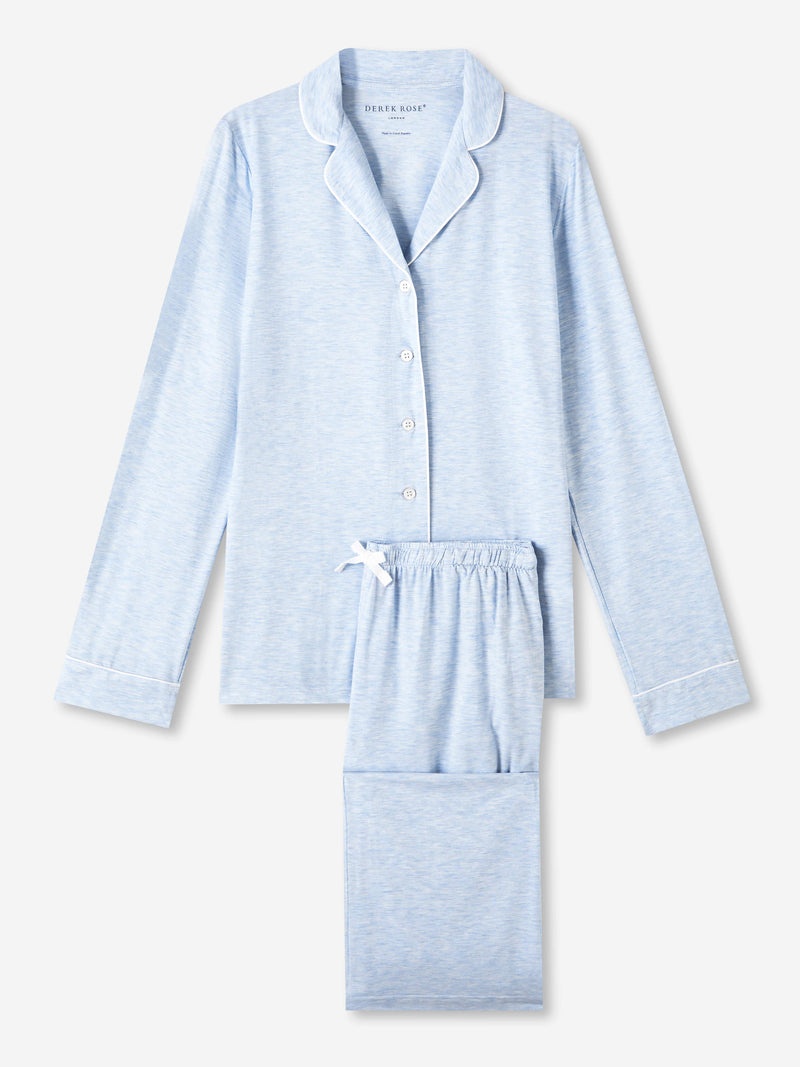Women's Pyjamas Ethan Micro Modal Stretch Blue - 1
