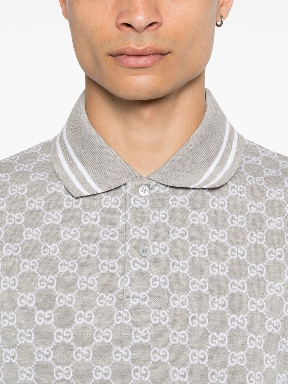 GG jacquard polo shirt - 5