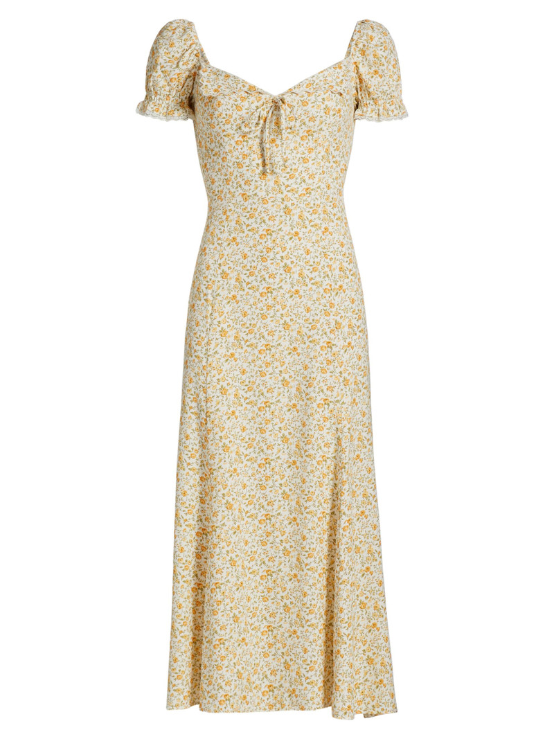 Women's Shyla Floral Midi-Dress - Lima 1