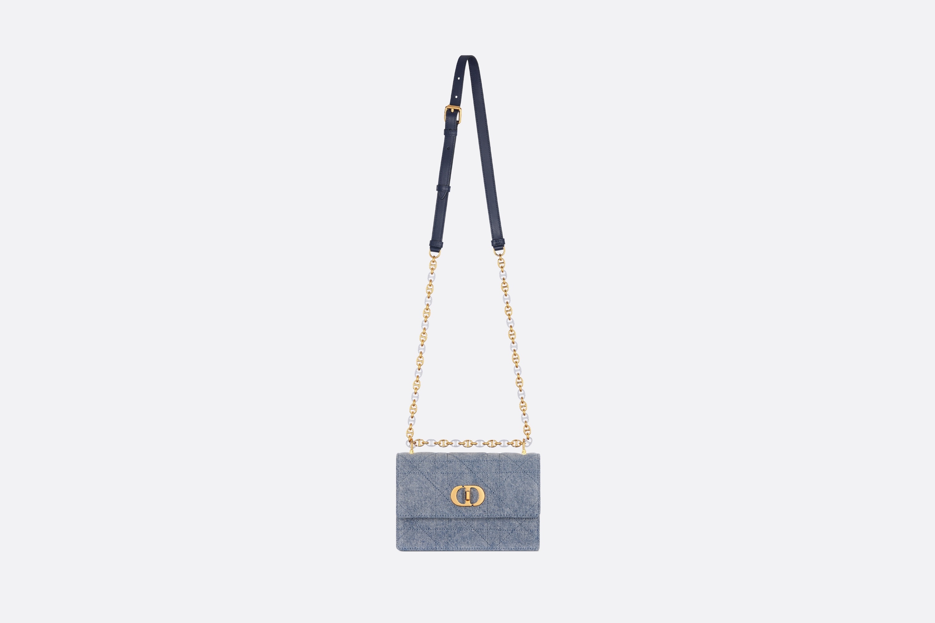 【超希少☆】Dior Miss Caro Mini バッグ Miss Caro Mini Bag Blue Macrocannage Denim | DIOR