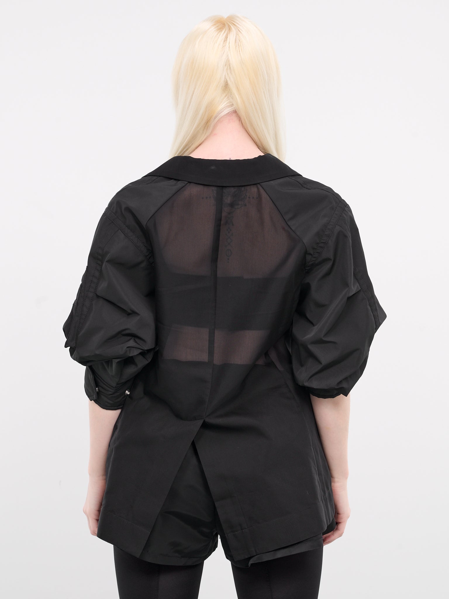 sacai Voile X Taffeta Jacket | hlorenzo | REVERSIBLE sacai Voile X Taffeta Jacket | hlorenzo | REVERSIBLE